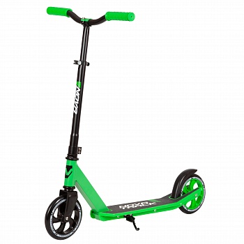 160PNF.POLIS.GN22 Самокат для детей NOVATRACK POLIS сталь+пластик, нескладной, эргон.Y-руль с нескл.