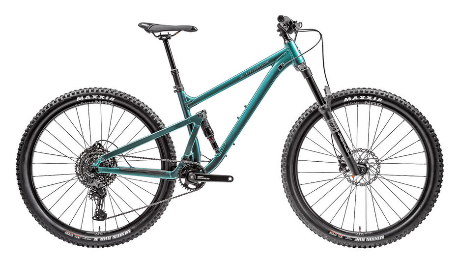 Велосипед SILVERBACK SE TRAIL 11 MATT METALLIC EMERALD/GLOSS BLACK S(390mm)