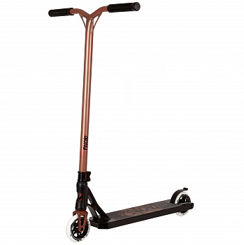 110A.PSYCHOP4.BZ22 Самокат NOVATRACK PSYCHO'70, PU колеса 110 мм с алюмин.ободом, жесткость PU 88A, 