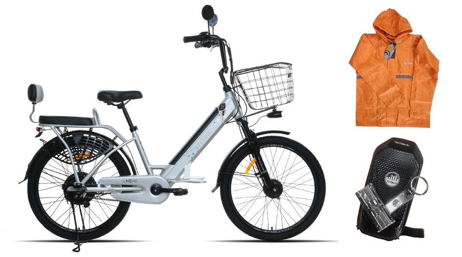 Электровелосипед Ritma NORD серебристый глянец 2025