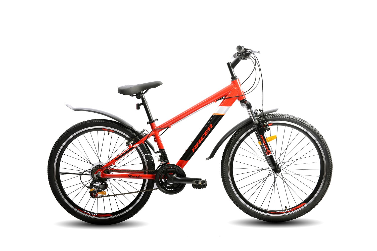 Велосипед Racer Nevada 26 черно-красный 2022 рост 14