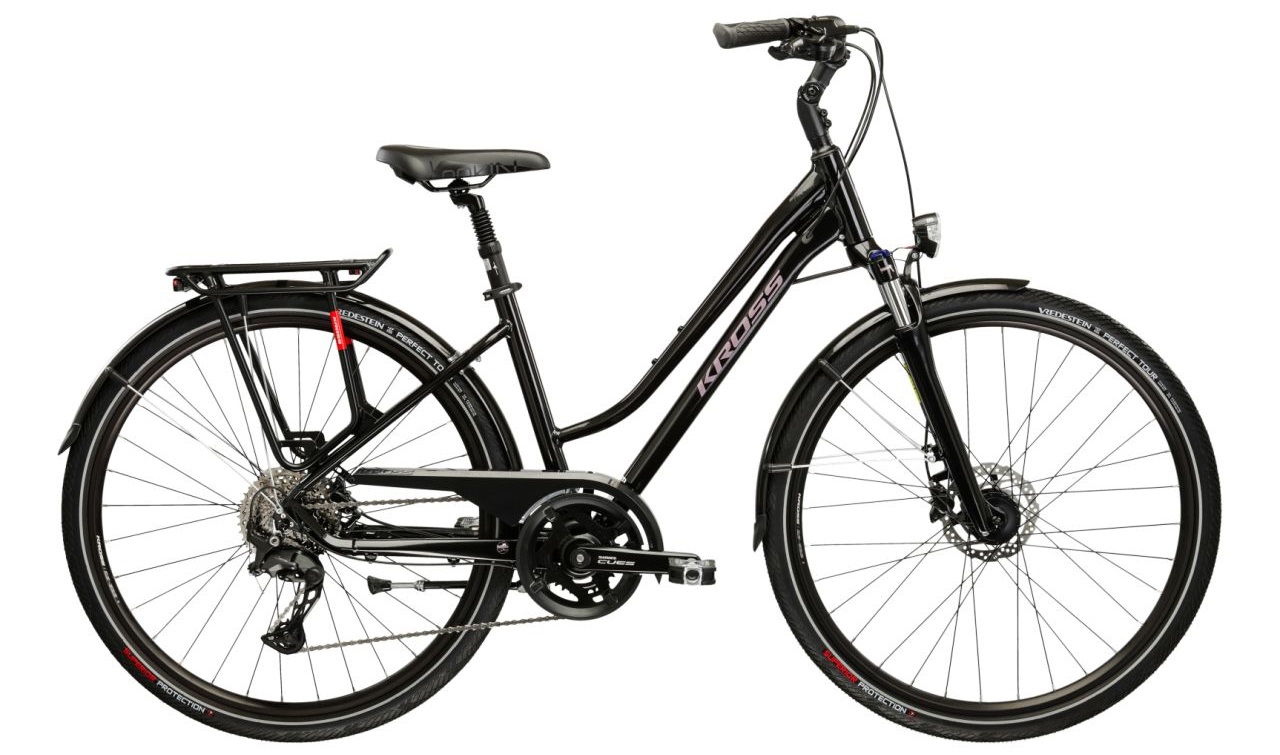 Велосипед KROSS Trans 7.0 D 28 L cza_róż p KRTR7Z28X19W009195