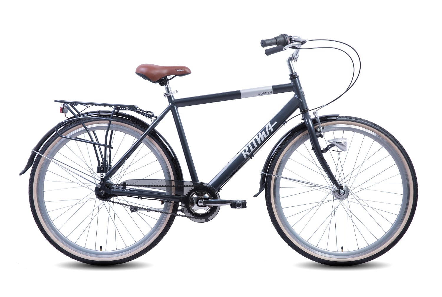 Велосипед Ritma 700C Norman grey/silver 533mm_