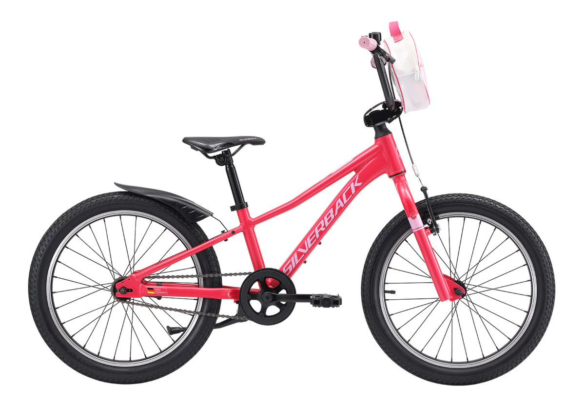 Велосипед SILVERBACK SKID 20 GIRL 1 GLOSS SCARLET PINK/GLOSS LIGH PINK 2026
