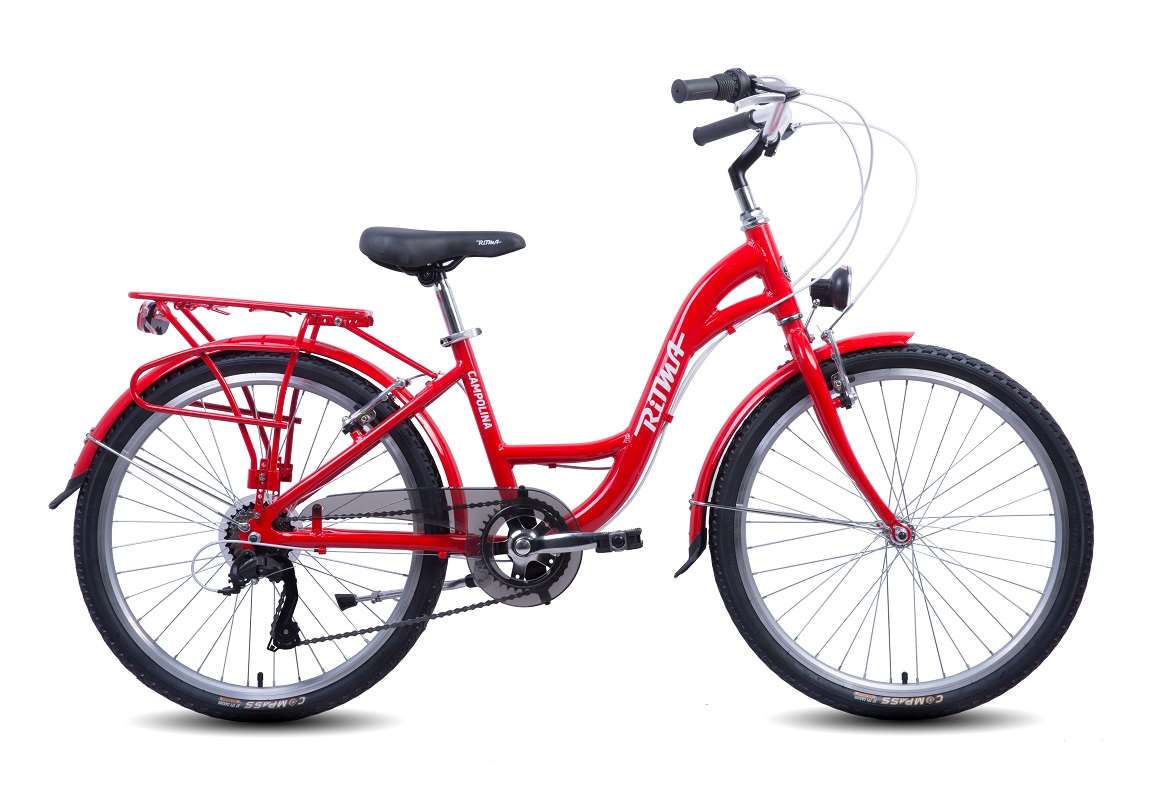 Велосипед Ritma 24 Campolina red/white 355mm без щитков 