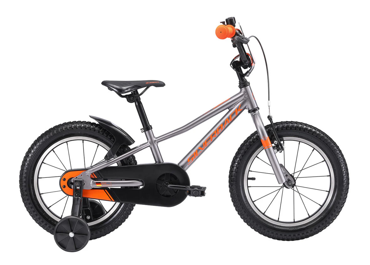 Велосипед SILVERBACK SKID 16 BOY 1 GLOSS MOONDUST METALLIC/GLOSS ORANGE 2026