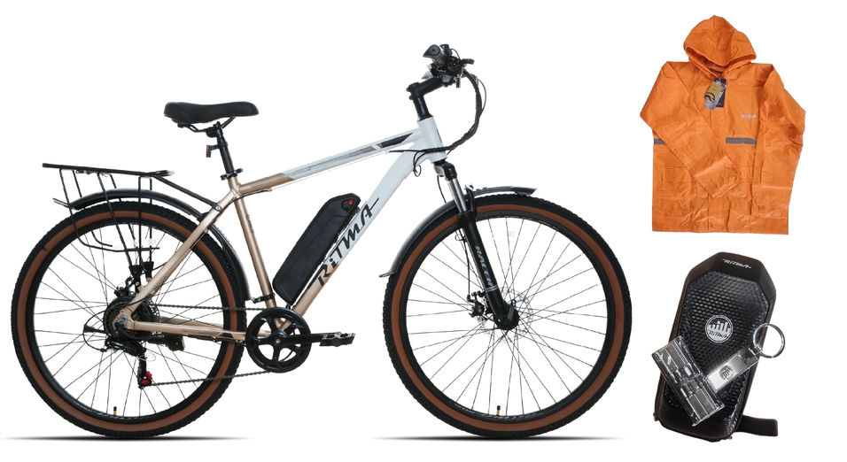 Электровелосипед Ritma MORGAN309 27.5 белый бежевый матовый 2025